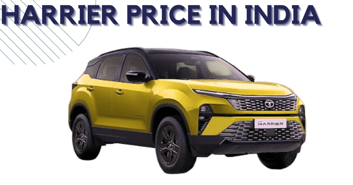 harrier price in india