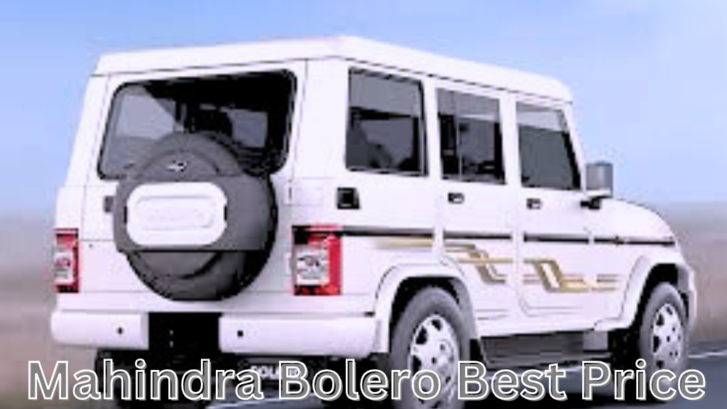 mahindra bolero price