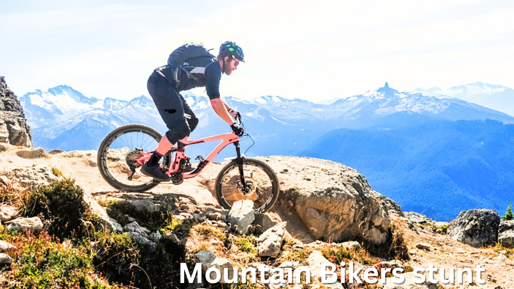 mountain biker silhouette