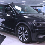 black VW Tiguan R Line