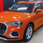 Orange Audi Q3